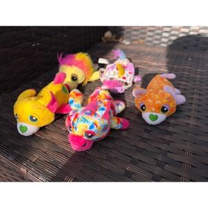 Lot of 5 Cutetitos Babitos Mini Plush Stuffed Animals Basic Fun Colorful Toys